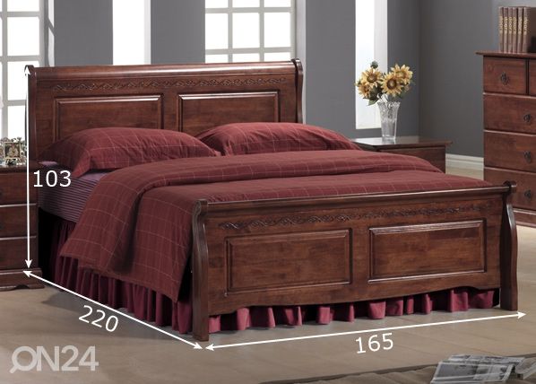 Кровать Boston 160x200 cm размеры