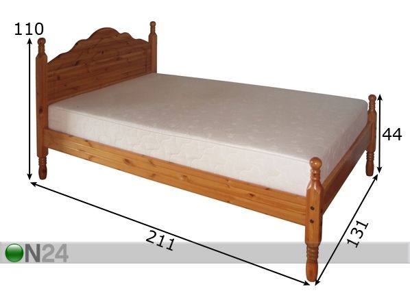 Кровать Corrib 122x200 cm размеры