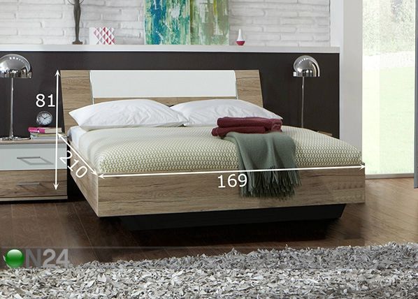 Кровать Dora 160x200 cm размеры