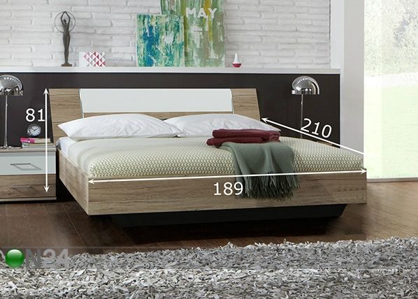 Кровать Dora 180x200 cm размеры