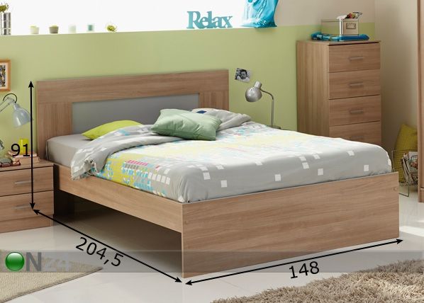 Кровать Easy 140x200 cm размеры