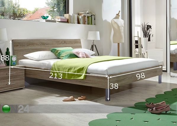 Кровать Easy Plus A 90x200 cm размеры