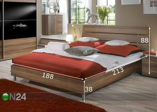 Кровать Easy Plus B 180x200 cm размеры