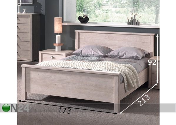 Кровать Elodie 160x200 cm размеры