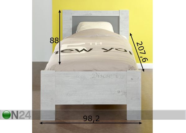 Кровать Fly 90x200 cm размеры