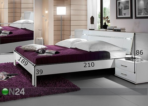 Кровать Heaven 180x200 cm размеры