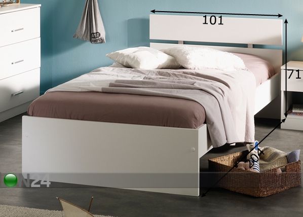 Кровать Infinity 90x200 cm размеры