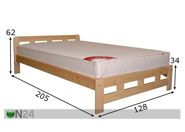 Кровать Kristina 120x200 cm размеры