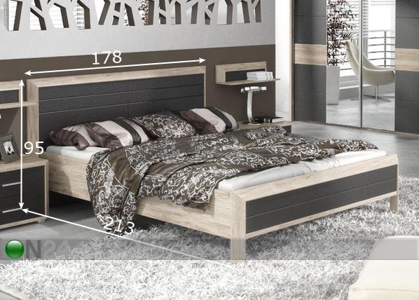 Кровать La Notte 160x200 cm размеры