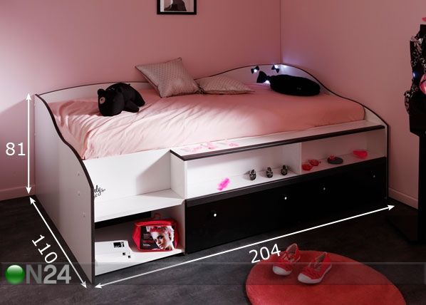 Кровать Lovely Light 90x200 см размеры