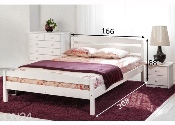 Кровать Magnus 160x200 cm размеры