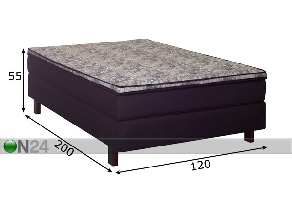 Кровать Nele 120x200 см размеры