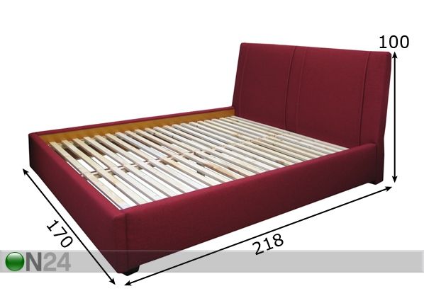 Кровать Nice 160x200 cm размеры