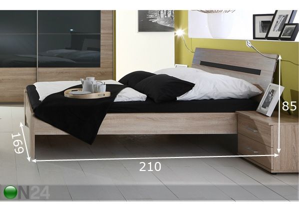 Кровать Sanary 160x200 см размеры