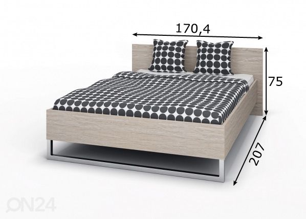 Кровать Style 155x205 cm размеры