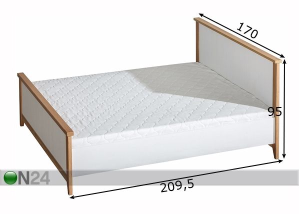 Кровать SV13 160x200 cm размеры