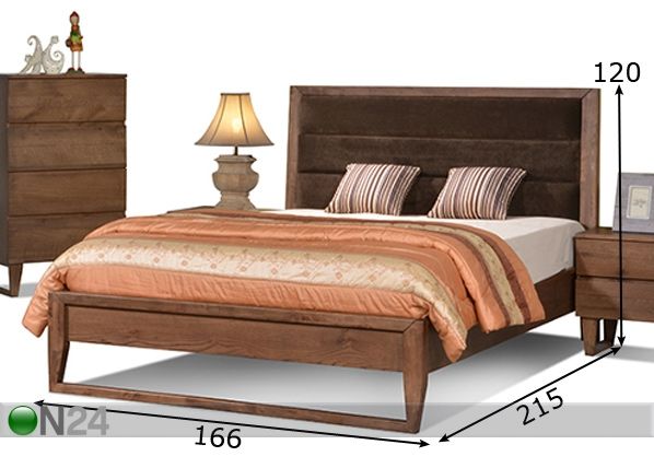 Кровать Tahiti 160x200 cm размеры