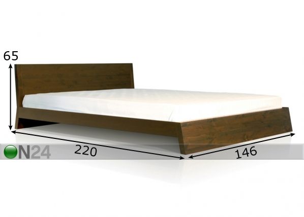 Кровать Tong 140x200 см размеры