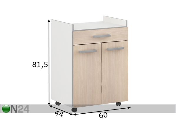 Кухонный шкаф Pixel размеры