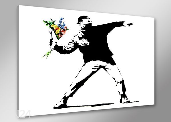 Настенная картина Banksy Art 60x80 см