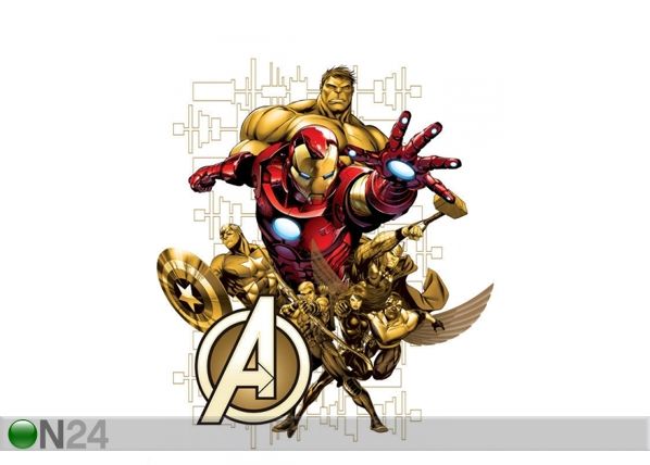 Настенная наклейка Avengers 2, 65x85 см