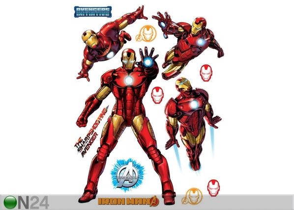 Настенная наклейка Avengers Iron Man 65x85 см