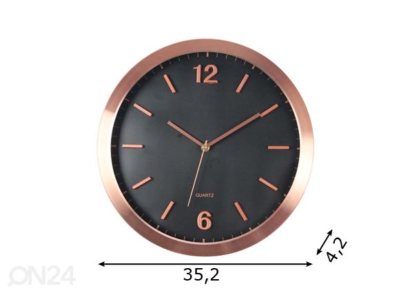 Настенные часы Ø 35,2 см размеры