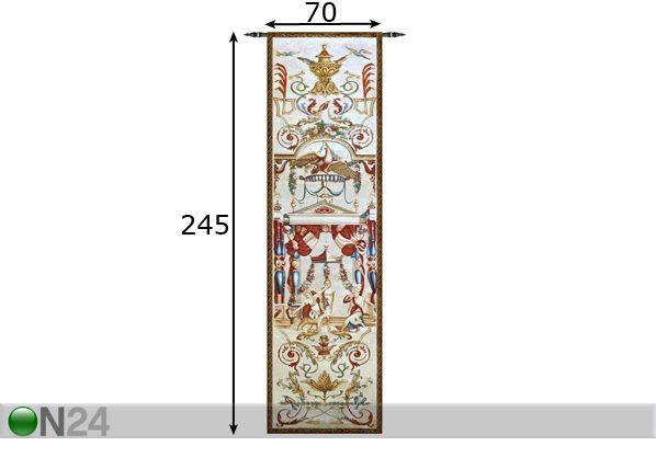 Настенный ковер Гобелен Palace 70x245 см размеры