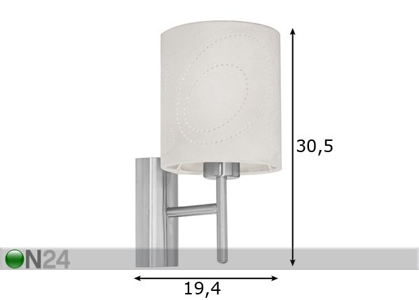 Настенный светильник Indo размеры
