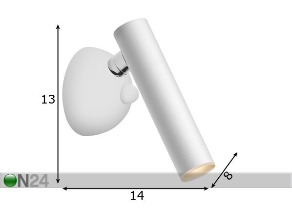 Настенный светильник Loya White LED размеры