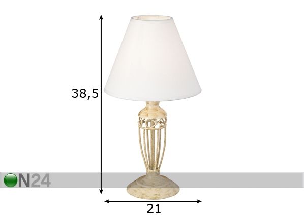 Настольная лампа Antica размеры