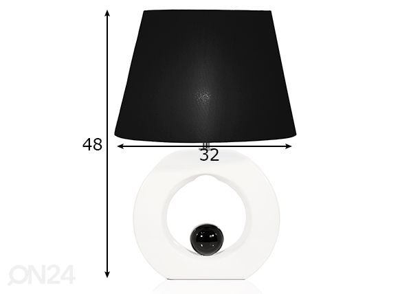 Настольная лампа Circle размеры