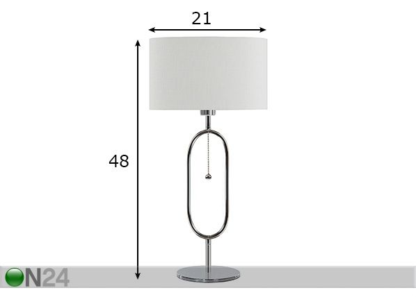 Настольная лампа Diva размеры
