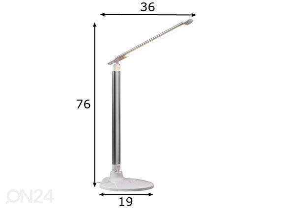Настольная лампа Gina LED размеры