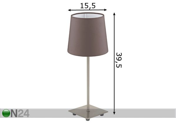 Настольная лампа Lauritz размеры