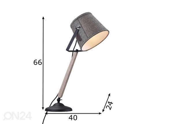 Настольная лампа Legend размеры