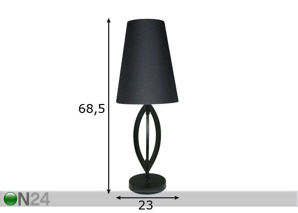 Настольная лампа Lorita размеры