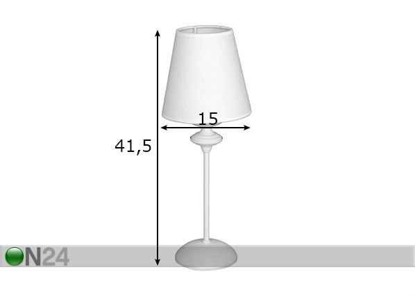 Настольная лампа Rafaello размеры