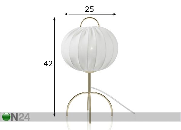 Настольная лампа Scandi размеры
