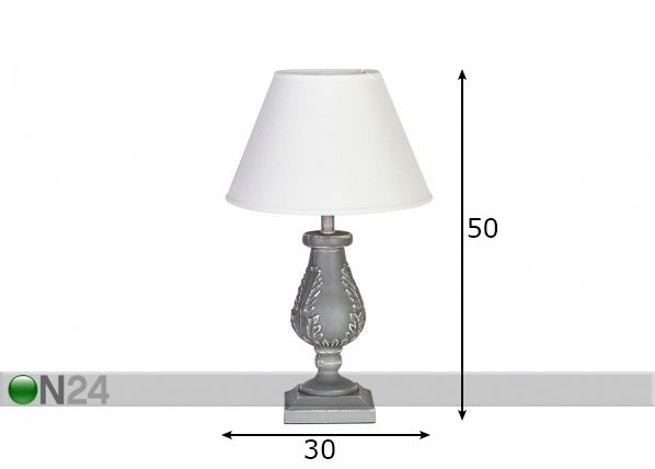 Настольная лампа Vintage размеры