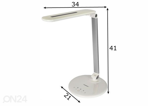 Настольная LED лампа размеры