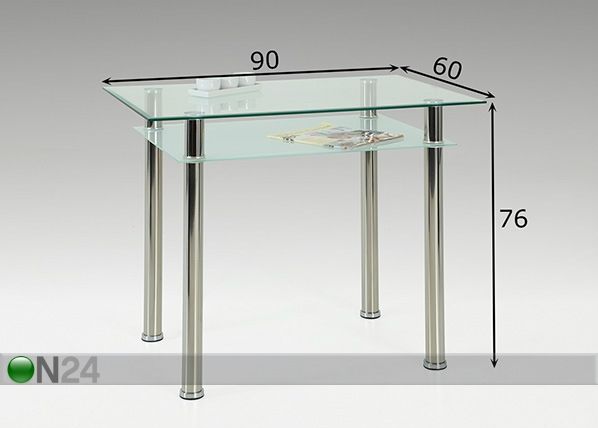 Обеденный стол Käthe 60x90 cm размеры