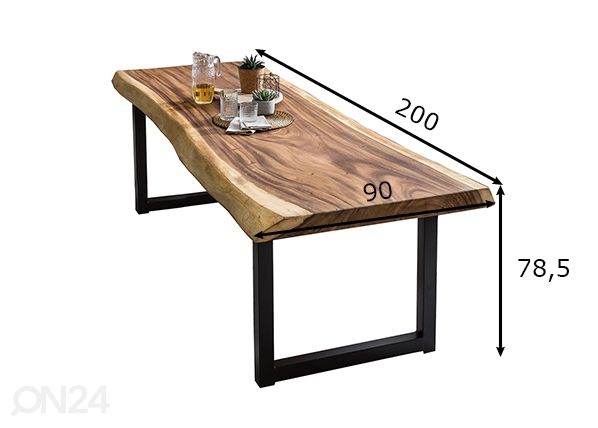 Обеденный стол Tische 90x200 cm размеры