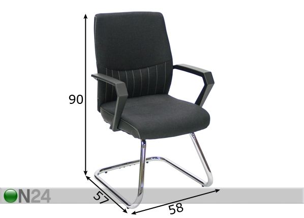 Офисный стул Angelo размеры