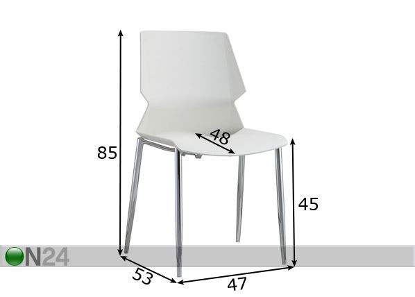 Офисный стул Austin размеры