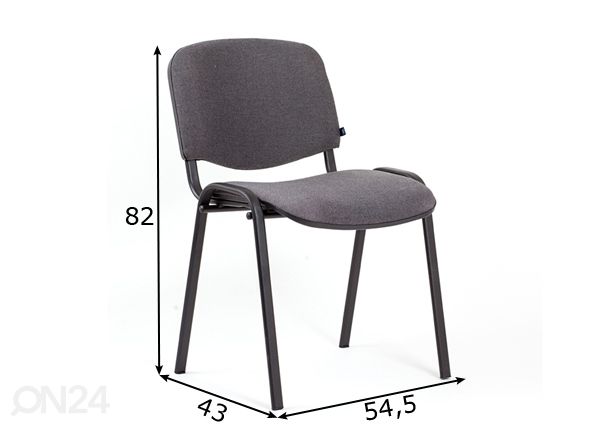 Офисный стул Iso размеры