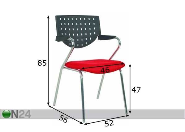 Офисный стул Standard размеры