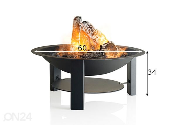 Очаг для костра Barbecook Modern Ø 60 см размеры