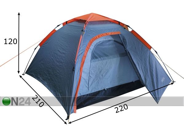 Палатка 3-местная размеры
