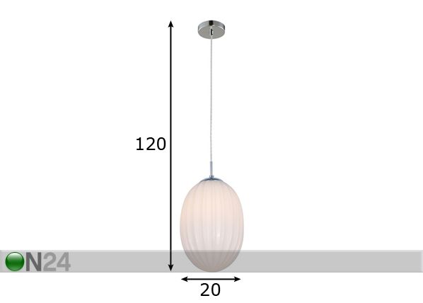 Подвесной светильник Anguria Ø20 cm размеры